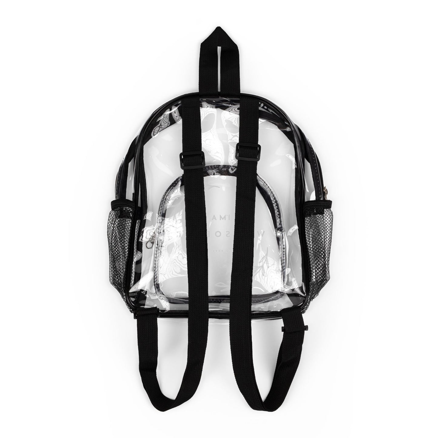 Clear Stadium Backpack - Whosoever Design